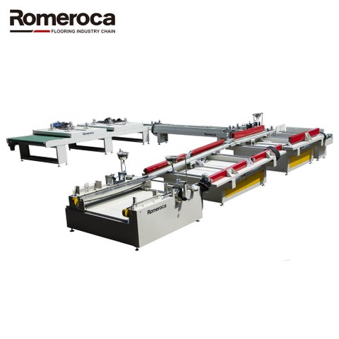SPC Linea di Produzione di Pavimenti Macchina di Pittura V-Groove