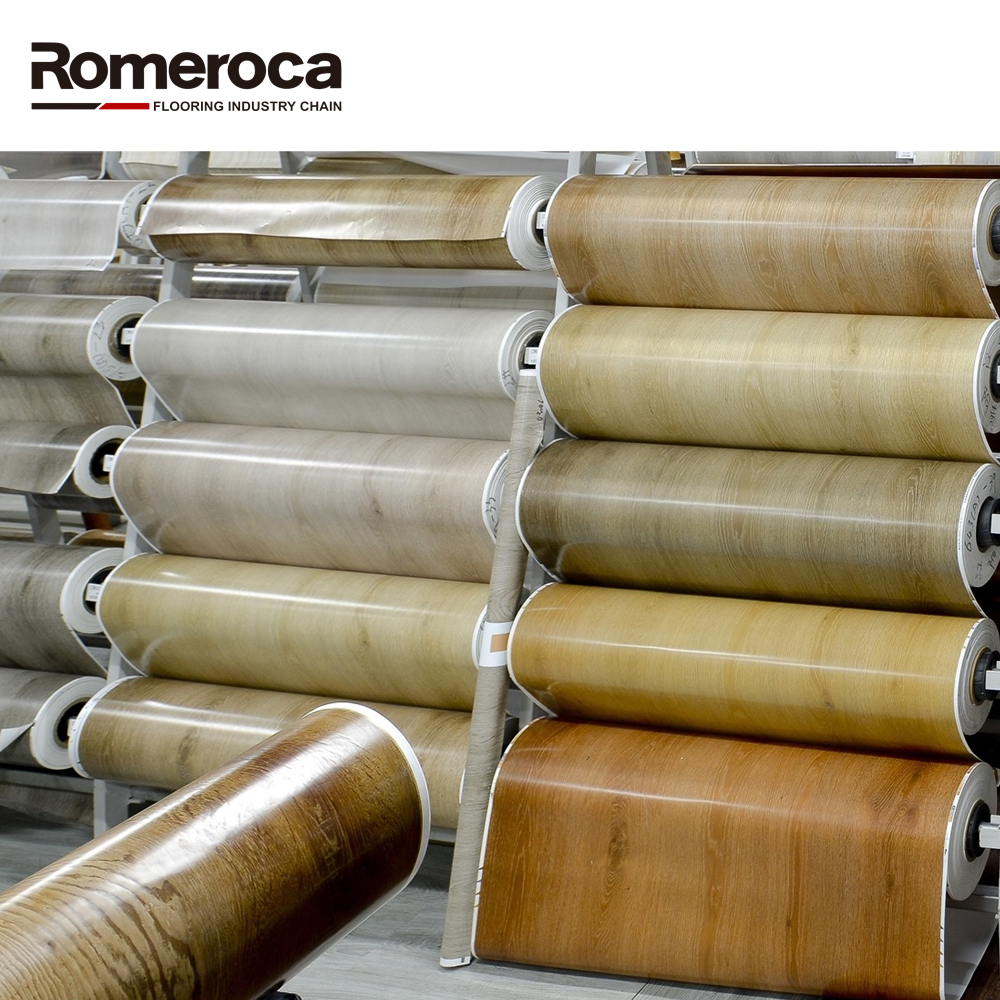 SPC Flooring PVC Decor Film / PVC Printed Film 